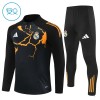 Criança Real Madrid Quarter-Zip Sweat de Treino 2025-26 Preta