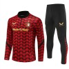 Feyenoord Rotterdam Quarter-Zip Sweat de Treino 2025-26 Vermelha