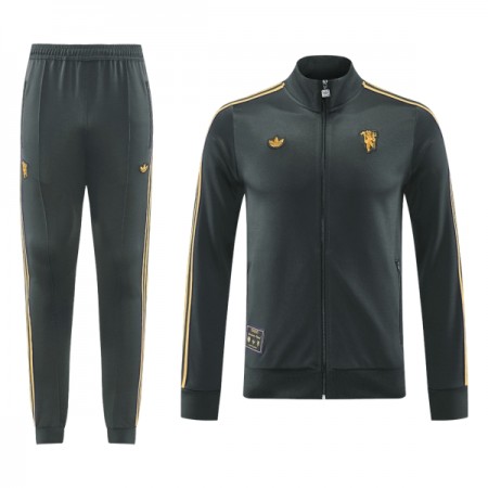 Manchester United Casaco de Treino Conjunto 2025-26 Preta