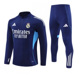 Real Madrid Quarter-Zip Sweat de Treino 2025-26 Navy