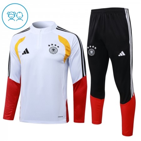 Criança Alemanha Quarter-Zip Sweat de Treino 2026-27 Branca