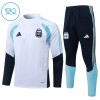 Criança Argentina Quarter-Zip Sweat de Treino 2026-27 Branca