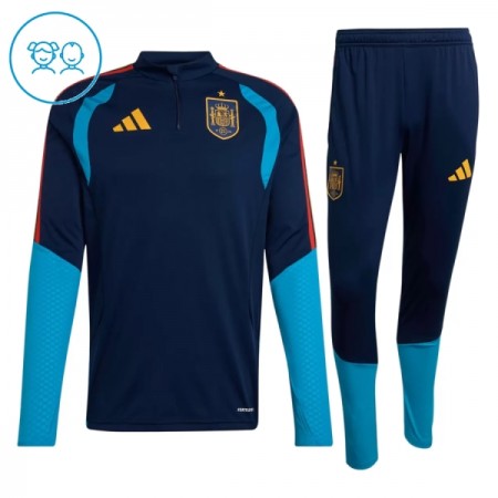 Criança Espanha Quarter-Zip Sweat de Treino 2026-27 Navy