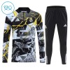 Criança Real Madrid Marvel Quarter-Zip Sweat de Treino 2026-27 Preta