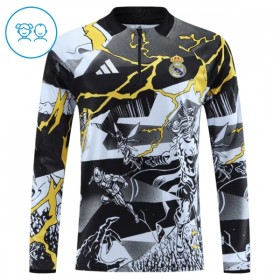 Criança Real Madrid Marvel Quarter-Zip Sweat de Treino 2026-27 Preta
