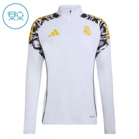 Criança Real Madrid Quarter-Zip Sweat de Treino 2026-27 Branca