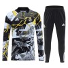 Real Madrid Marvel Quarter-Zip Sweat de Treino 2026-27 Preta