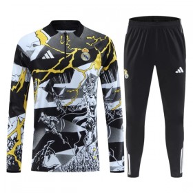 Real Madrid Marvel Quarter-Zip Sweat de Treino 2026-27 Preta
