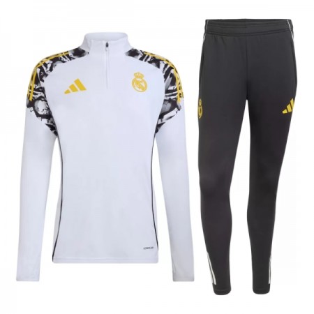 Real Madrid Quarter-Zip Sweat de Treino 2026-27 Branca