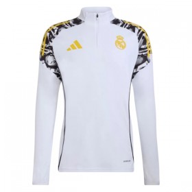 Real Madrid Quarter-Zip Sweat de Treino 2026-27 Branca