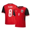 Camisola Áustria Alaba 8 1º Equipamento Mundial 2026 Manga Curta