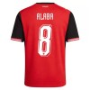 Camisola Áustria Alaba 8 1º Equipamento Mundial 2026 Manga Curta