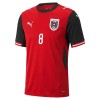 Camisola Áustria Alaba 8 1º Equipamento Mundial 2026 Manga Curta