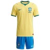 Camisola Brasil Criança 1º Equipamento Mundial 2026 Manga Curta