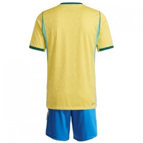 Camisola Brasil Criança 1º Equipamento Mundial 2026 Manga Curta
