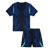 Camisola Brasil Criança 2º Equipamento Mundial 2026 Manga Curta