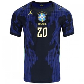 Camisola Brasil Estevao 20 2º Equipamento Mundial 2026 Manga Curta