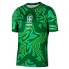 Camisola Brasil Guarda Redes 1º Equipamento Mundial 2026 Verde Manga Curta