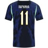 Camisola Brasil Raphinha 11 2º Equipamento Mundial 2026 Manga Curta