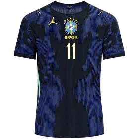 Camisola Brasil Raphinha 11 2º Equipamento Mundial 2026 Manga Curta