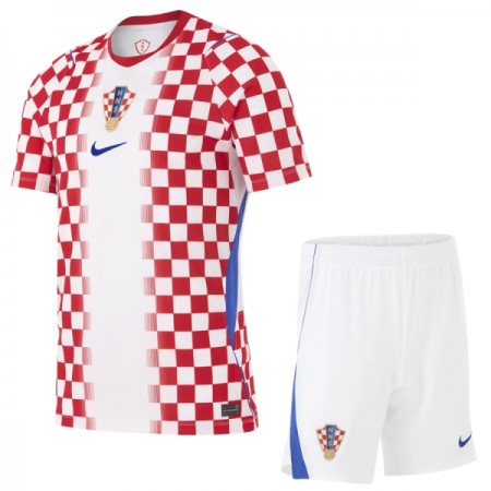 Camisola Croácia Criança 1º Equipamento Mundial 2026 Manga Curta