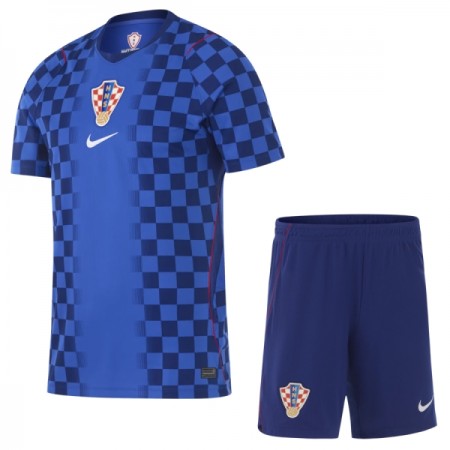 Camisola Croácia Criança 2º Equipamento Mundial 2026 Manga Curta