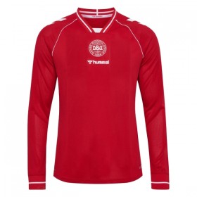 Camisola Dinamarca 1º Equipamento Mundial 2026 Manga Comprida