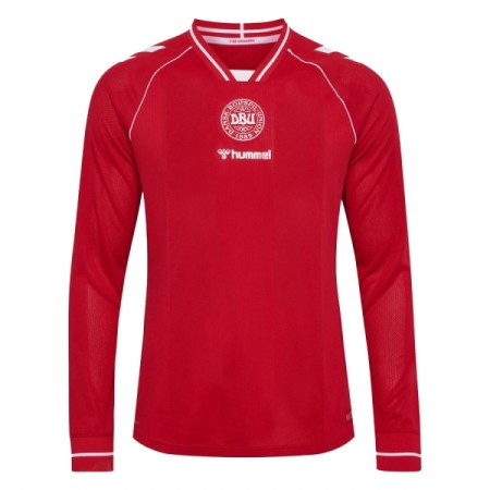 Camisola Dinamarca 1º Equipamento Mundial 2026 Manga Comprida