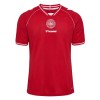 Camisola Dinamarca Criança 1º Equipamento Mundial 2026 Manga Curta