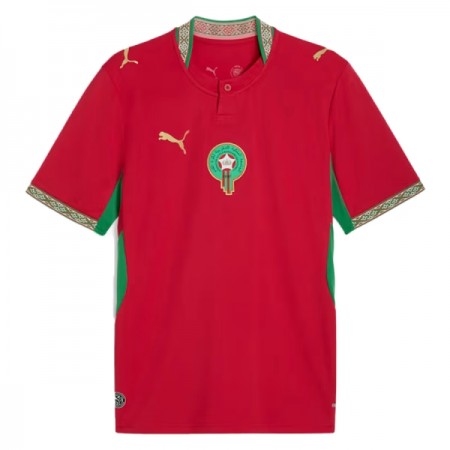 Camisola Marrocos 1º Equipamento Mundial 2026 Manga Curta