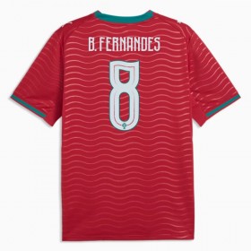 Camisola Portugal B. Fernandes 8 1º Equipamento Mundial 2026 Manga Curta