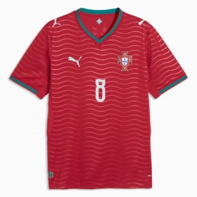 Camisola Portugal B. Fernandes 8 1º Equipamento Mundial 2026 Manga Curta