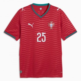 Camisola Portugal Nuno Mendes 25 1º Equipamento Mundial 2026 Manga Curta