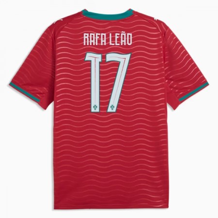 Camisola Portugal Rafael Leao 17 1º Equipamento Mundial 2026 Manga Curta