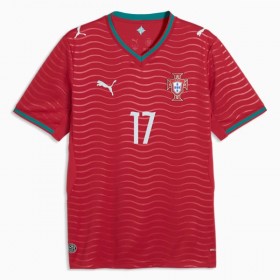 Camisola Portugal Rafael Leao 17 1º Equipamento Mundial 2026 Manga Curta