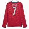 Camisola Portugal Ronaldo 7 1º Equipamento Mundial 2026 Manga Comprida