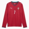 Camisola Portugal Ronaldo 7 1º Equipamento Mundial 2026 Manga Comprida
