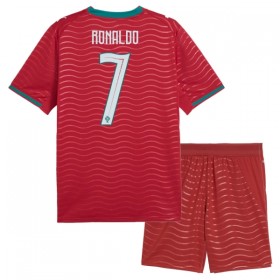 Camisola Portugal Ronaldo 7 Criança 1º Equipamento Mundial 2026 Manga Curta