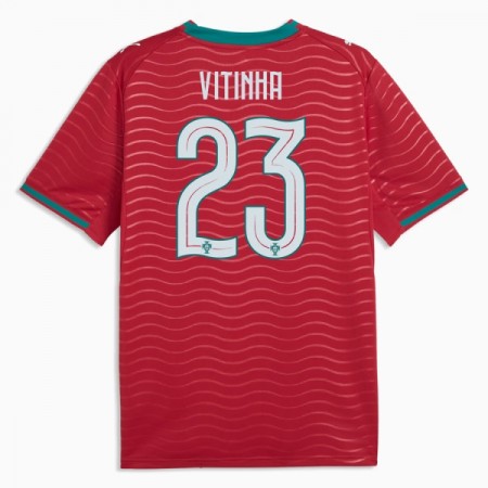 Camisola Portugal Vitinha 23 1º Equipamento Mundial 2026 Manga Curta