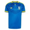Camisola Ucrânia 2º Equipamento Mundial 2026 Manga Curta
