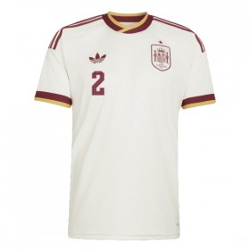Camisola Espanha Carvajal 2 2º Equipamento Mundial 2026 Manga Curta
