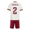 Camisola Espanha Carvajal 2 Criança 2º Equipamento Mundial 2026 Manga Curta