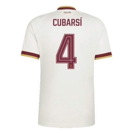 Camisola Espanha Cubarsi 4 2º Equipamento Mundial 2026 Manga Curta
