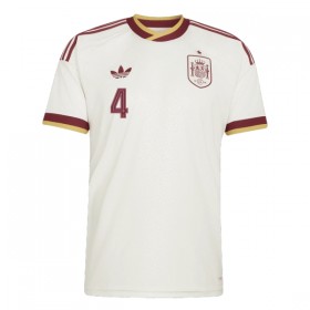Camisola Espanha Cubarsi 4 2º Equipamento Mundial 2026 Manga Curta
