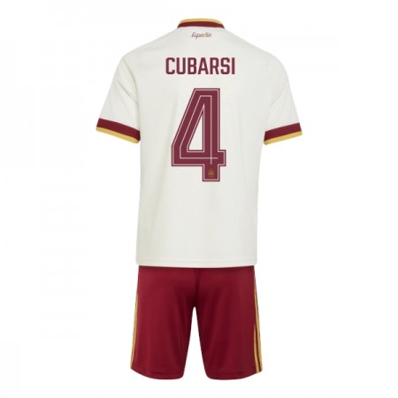 Camisola Espanha Cubarsi 4 Criança 2º Equipamento Mundial 2026 Manga Curta