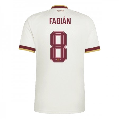 Camisola Espanha Fabian 8 2º Equipamento Mundial 2026 Manga Curta
