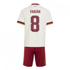 Camisola Espanha Fabian 8 Criança 2º Equipamento Mundial 2026 Manga Curta