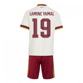 Camisola Espanha Lamine Yamal 19 Criança 2º Equipamento Mundial 2026 Manga Curta