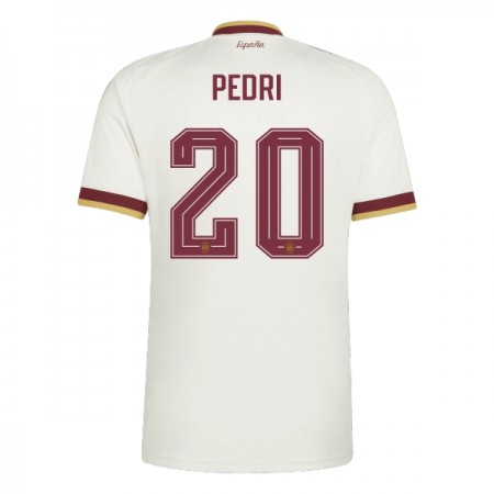 Camisola Espanha Pedri 20 2º Equipamento Mundial 2026 Manga Curta