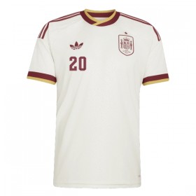 Camisola Espanha Pedri 20 2º Equipamento Mundial 2026 Manga Curta